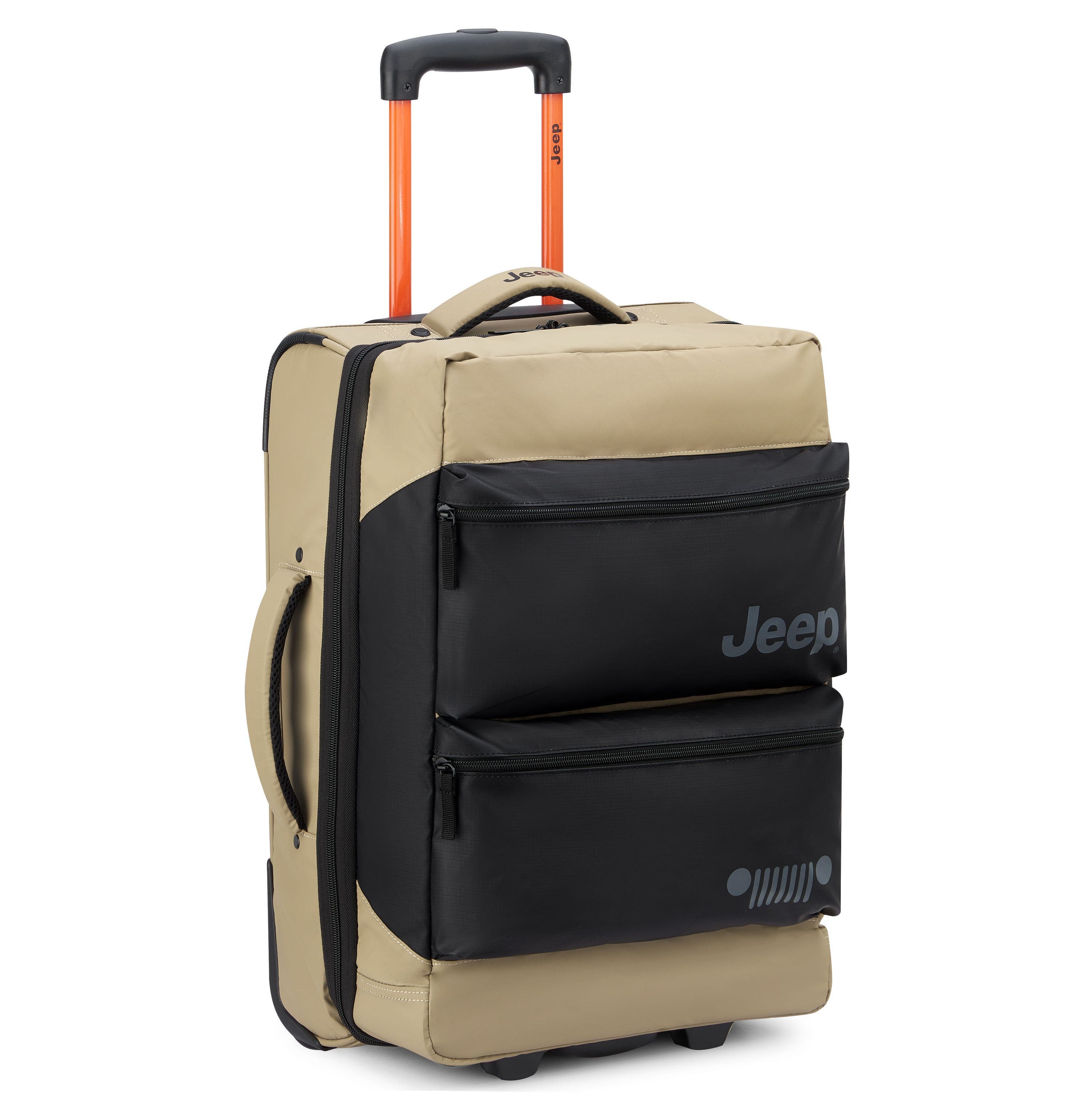 JS006B 20 Inch Two Wheel Rolling Travel Duffle Bag, Alternate, color, Warm Sand