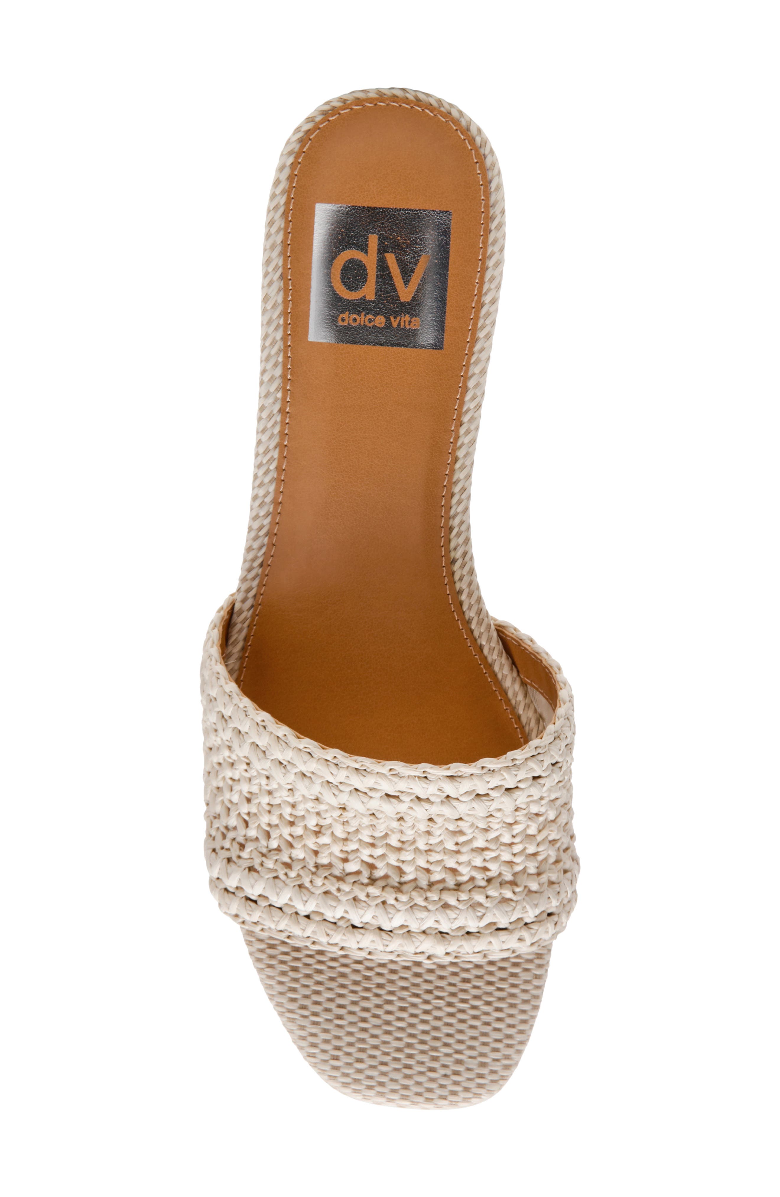 DV by Dolce Vita Cratar Woven Sandal, Alternate, color, Ivory
