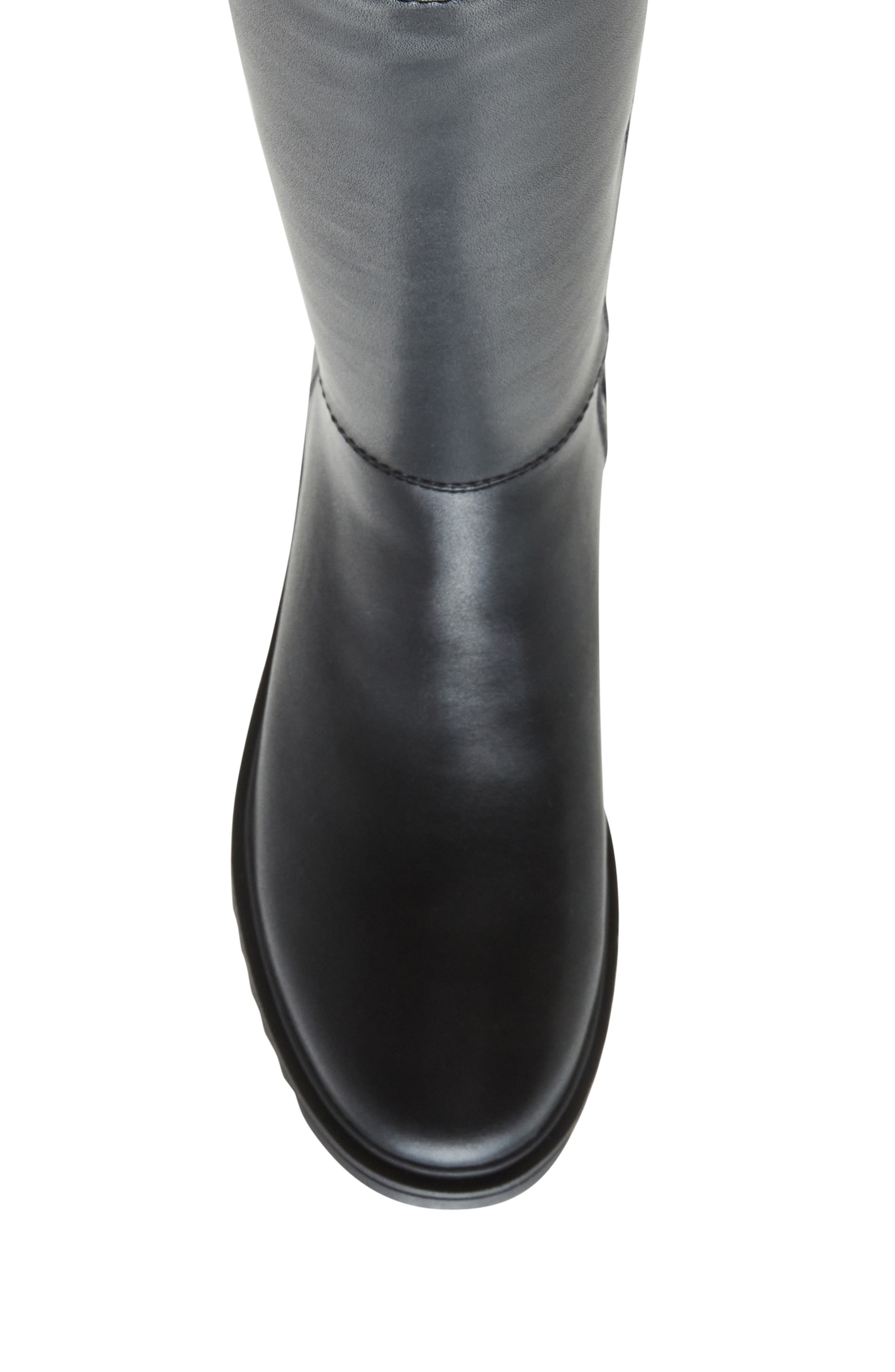 Blondo Colorado Waterproof Knee High Riding Boot, Alternate, color, Black Leather