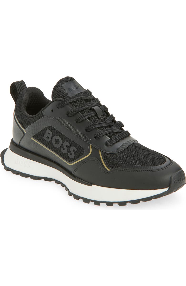 BOSS Jonah Trainer Sneaker, Main, color, Black
