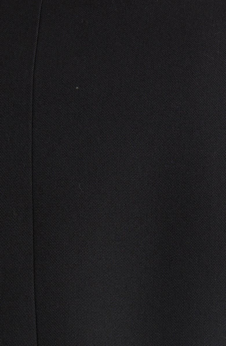 Balmain Double Breasted Grain de Poudre Wool Jacket, Alternate, color, 