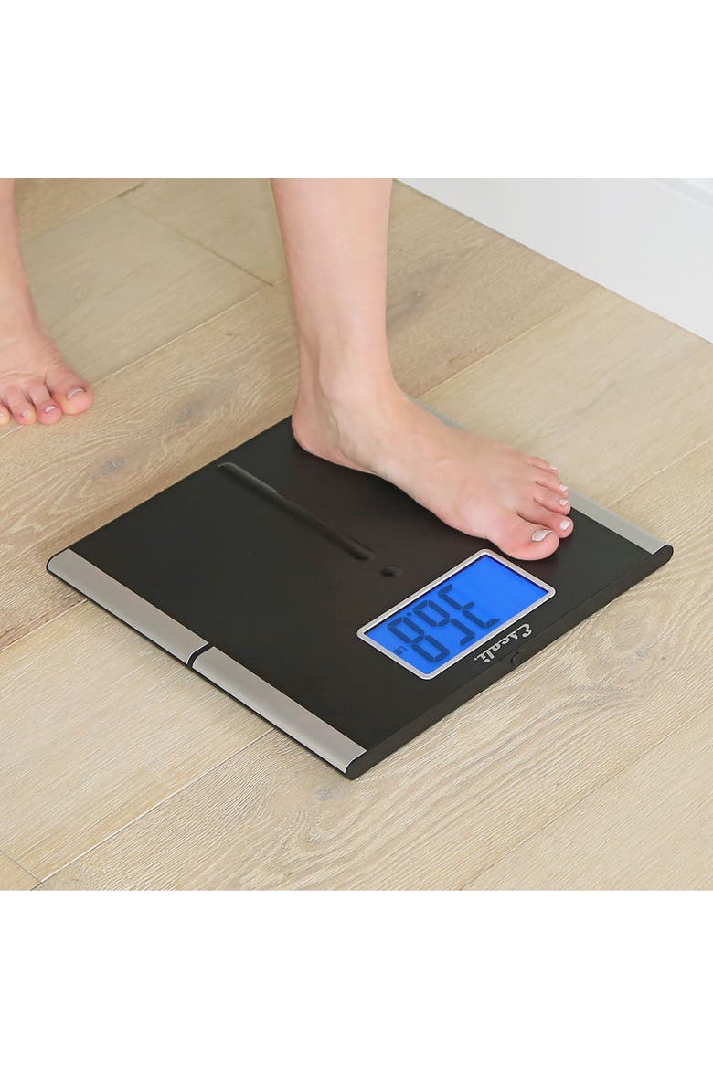 Ultra Slim Easy Read Body Scale, Alternate, color, Black