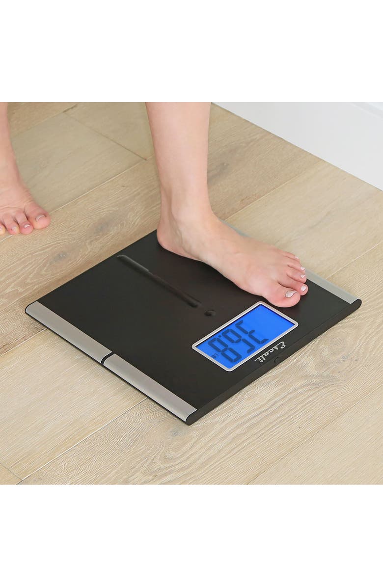 ESCALI Ultra Slim Easy Read Body Scale, Alternate, color, Black