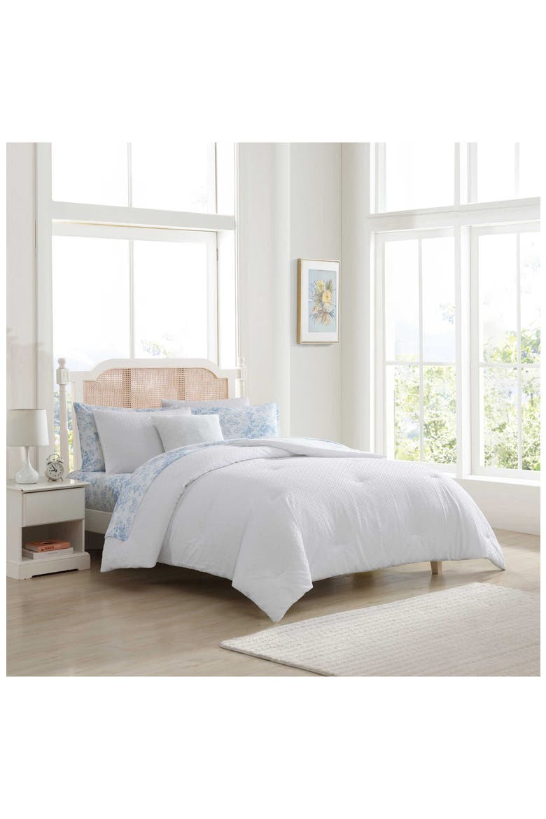 Margaret Comforter & Sham 3-Piece Set, Alternate, color, WHITE