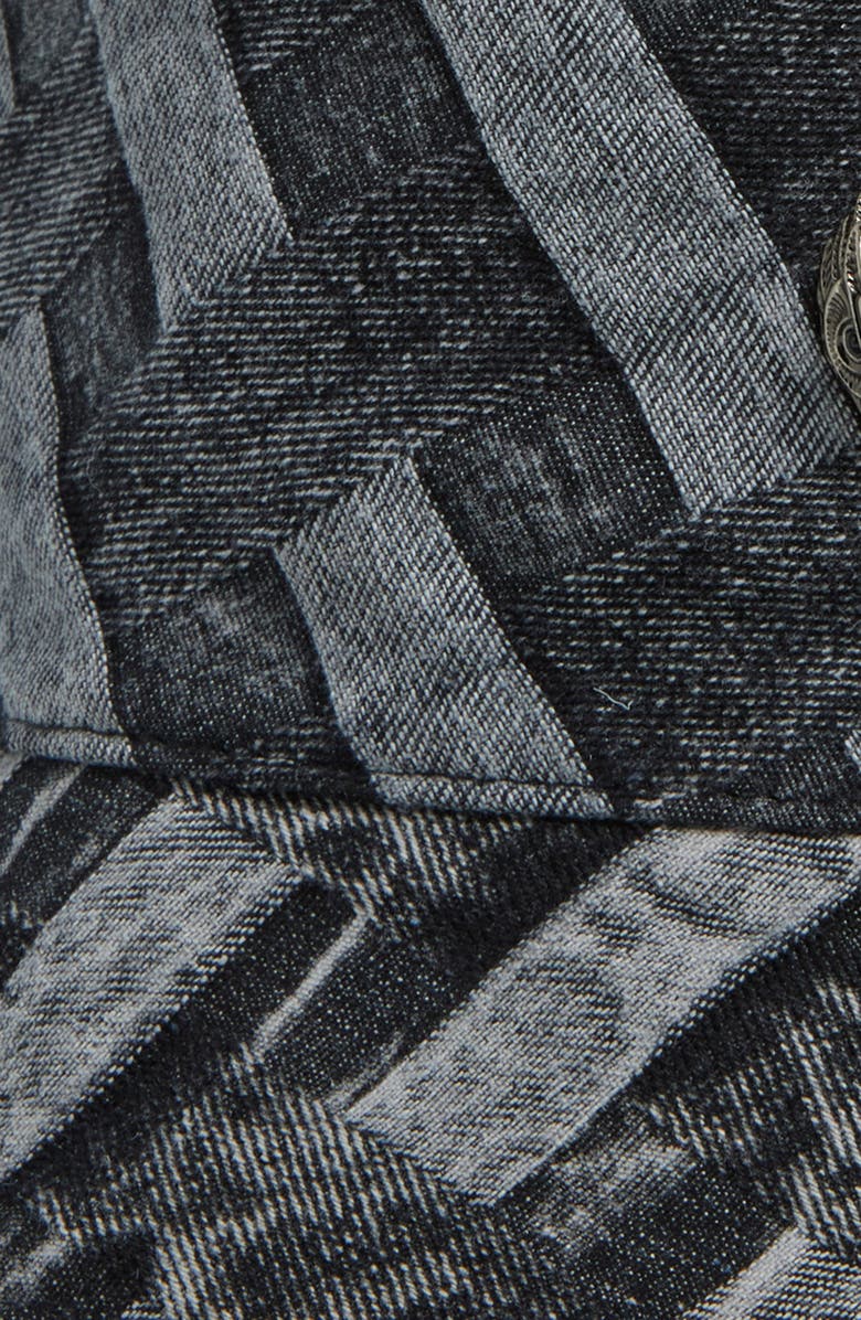 Kurt Geiger London Crystal Denim Bucket Hat, Alternate, color, 