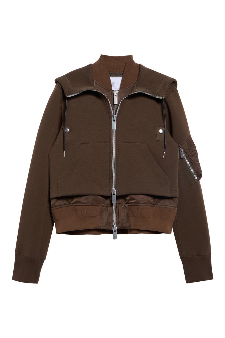 Sponge Sweat Hoodie, Alternate, color, BROWN