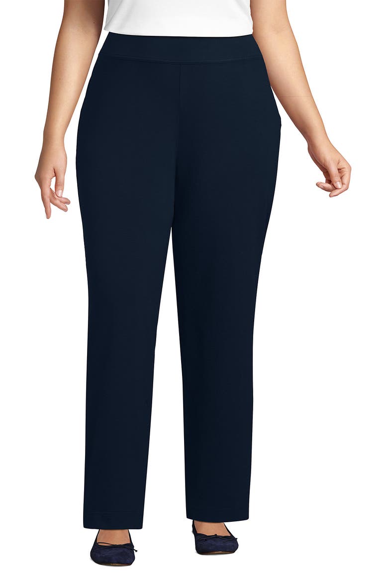 Starfish Mid Rise Straight Leg Pants, Main, color, Radiant Navy