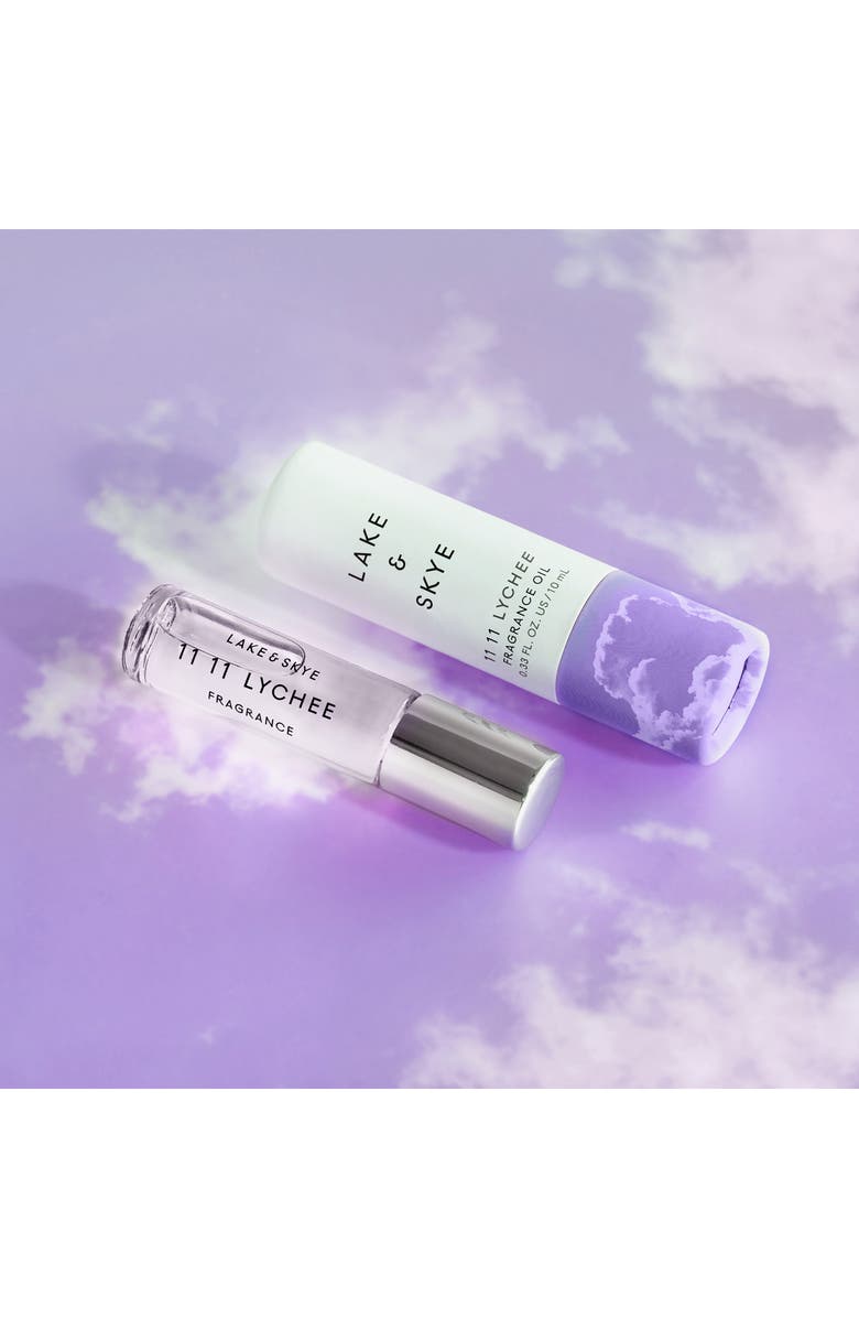 Lake & Skye 11 11 Lychee Fragrance Oil Rollerball, Alternate, color, 