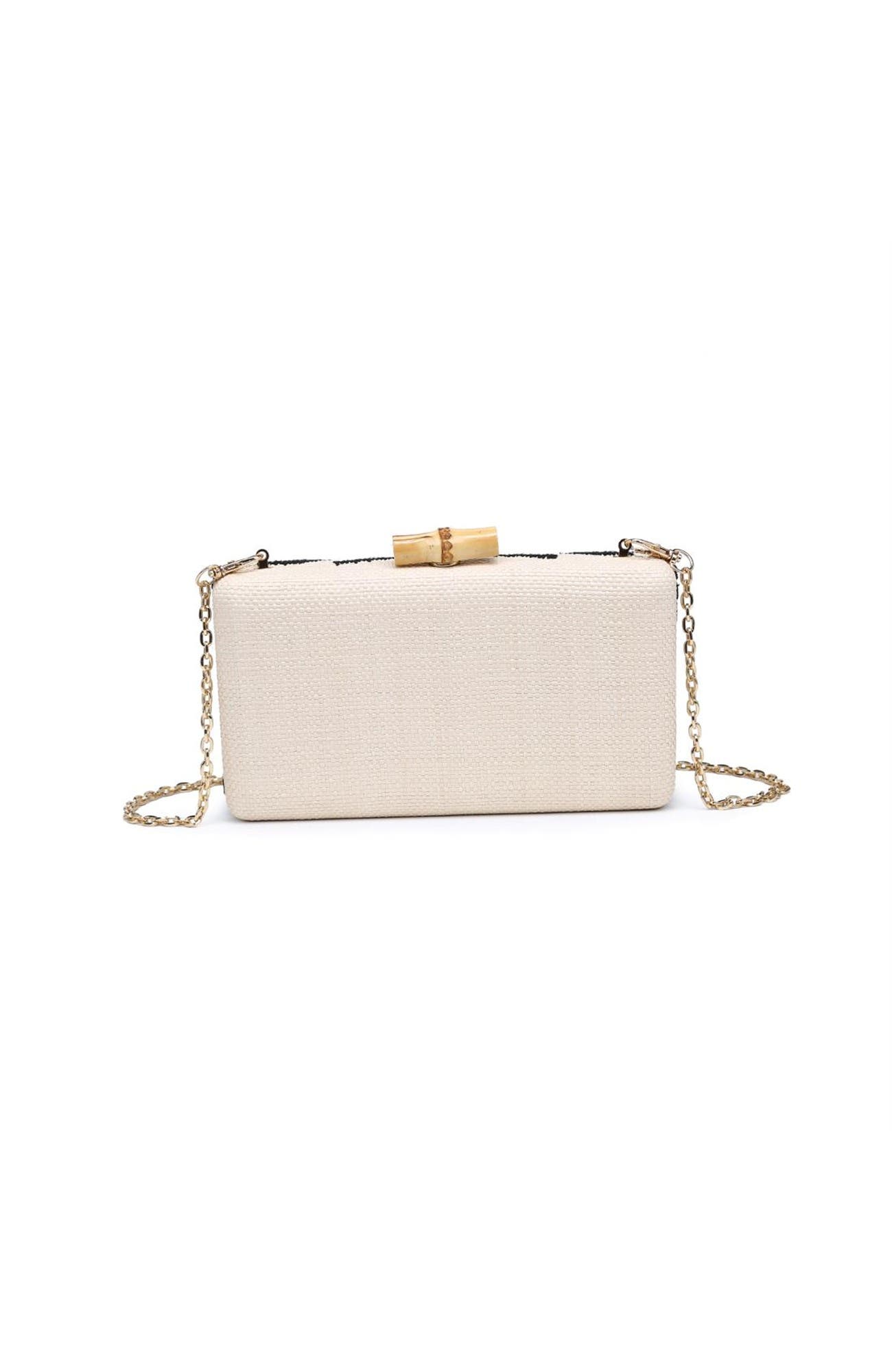 Dorit Evening Bag, Alternate, color, Black Natural