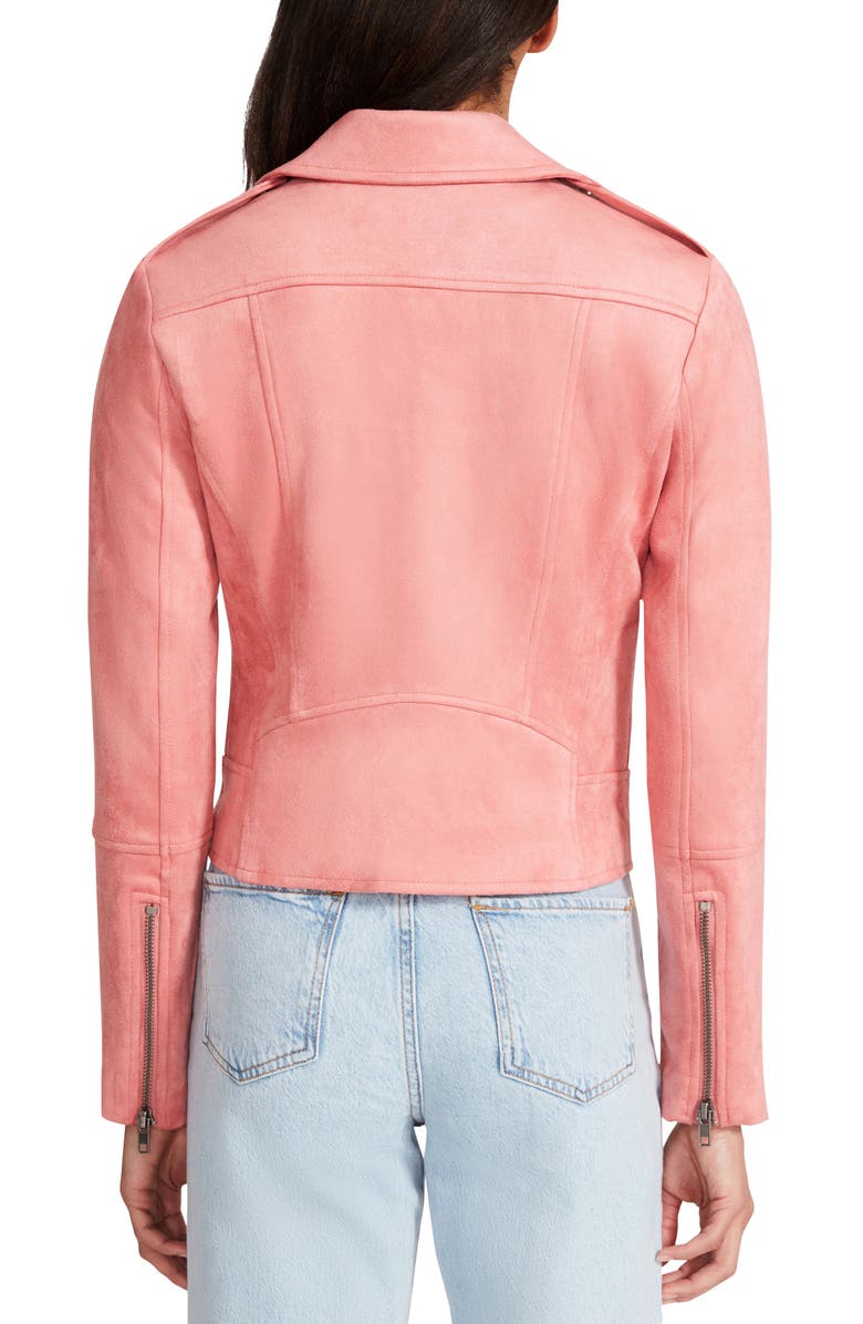 BB Dakota by Steve Madden Faux Suede Moto Jacket, Alternate, color, 