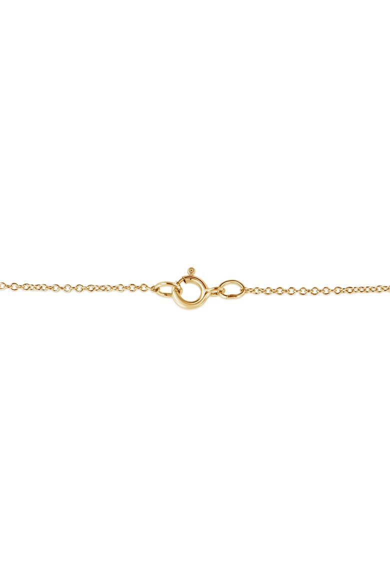10K Yellow Flashed Silver 1/4 Cttw Champagne Diamond Filigree Cross Pendant Necklace, Alternate, color, Yellow