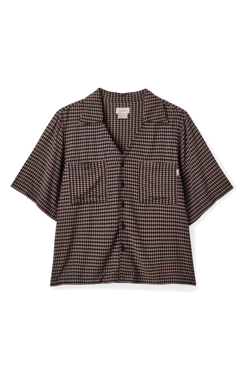 Brixton Hudson Lounge Short Sleeve Button-Up Shirt, Alternate, color, 