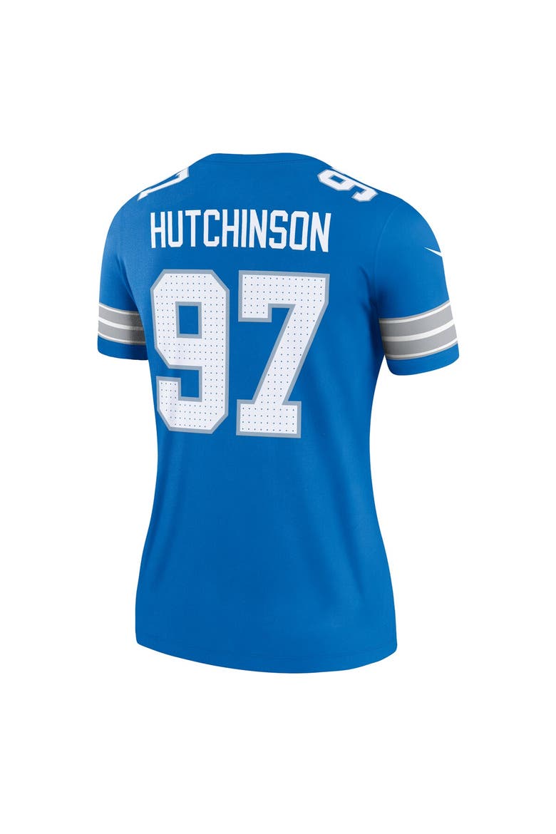 Women's Nike Aidan Hutchinson Blue Detroit Lions Legend Jersey, Alternate, color, Blue