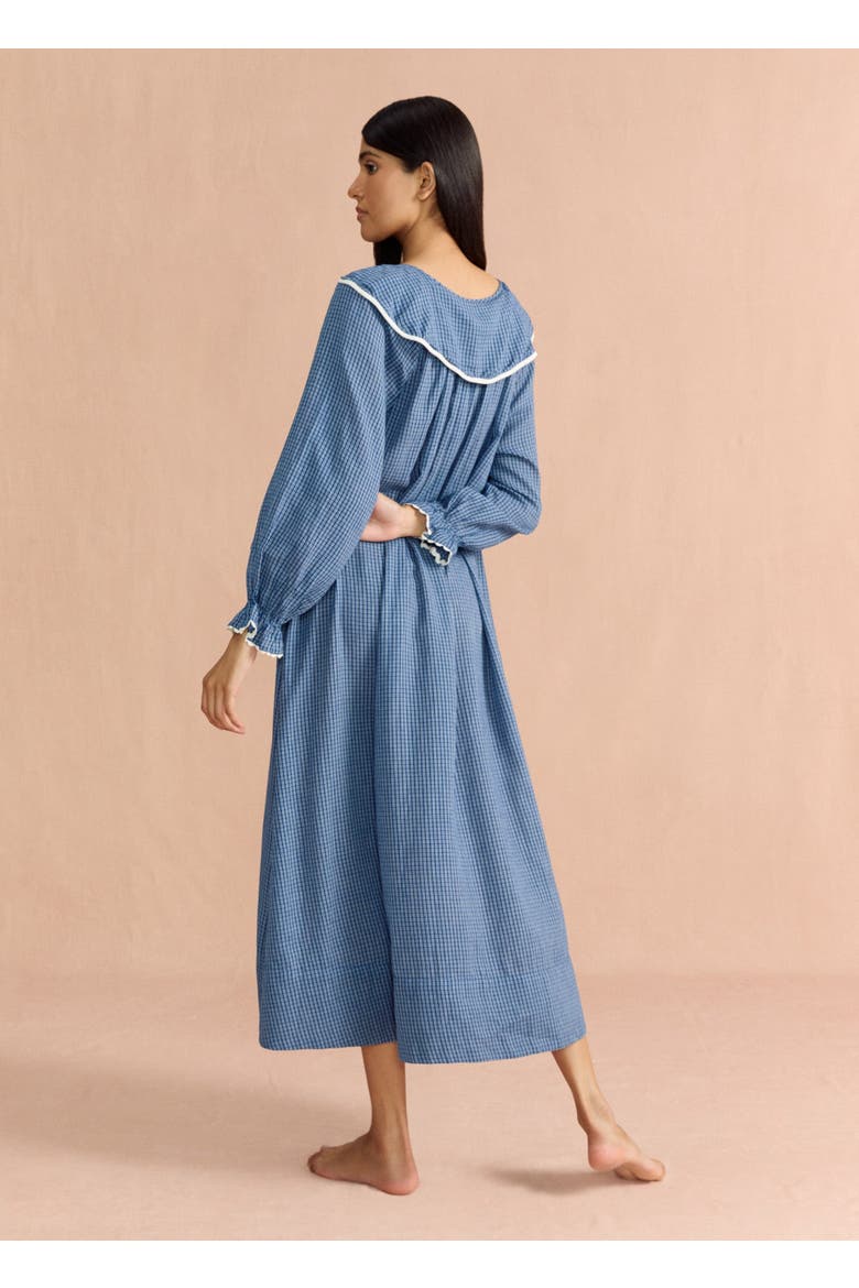 Katharine Nightdress, Alternate, color, Denim Check