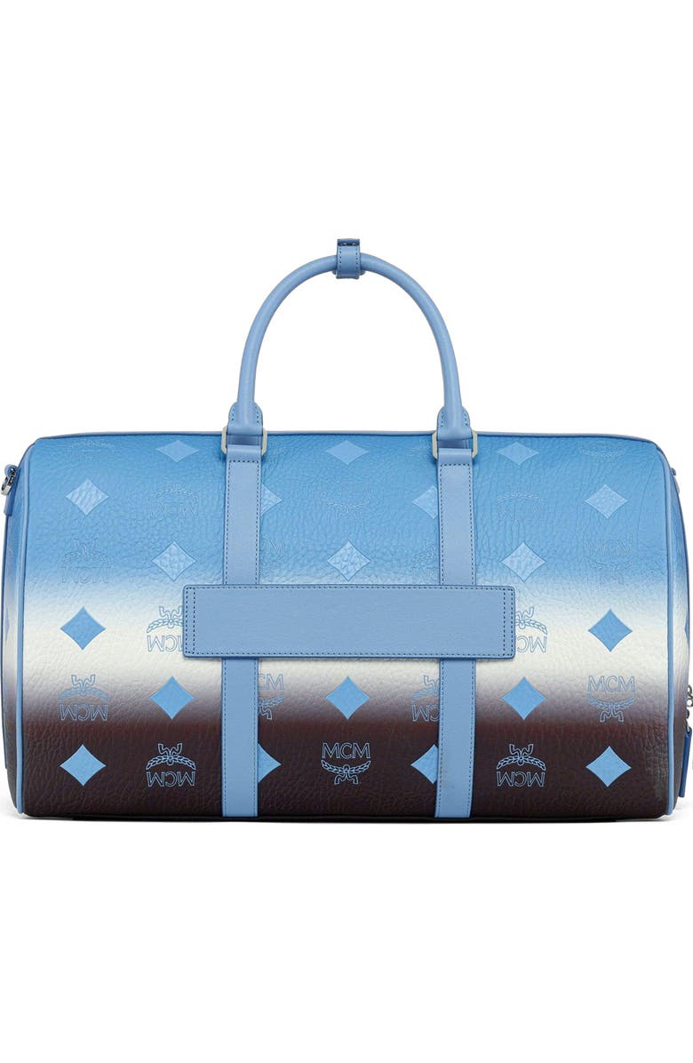 MCM Medium Ottomar Weekender Bag in Gradation Visetos, Alternate, color, Della Robbia Blue
