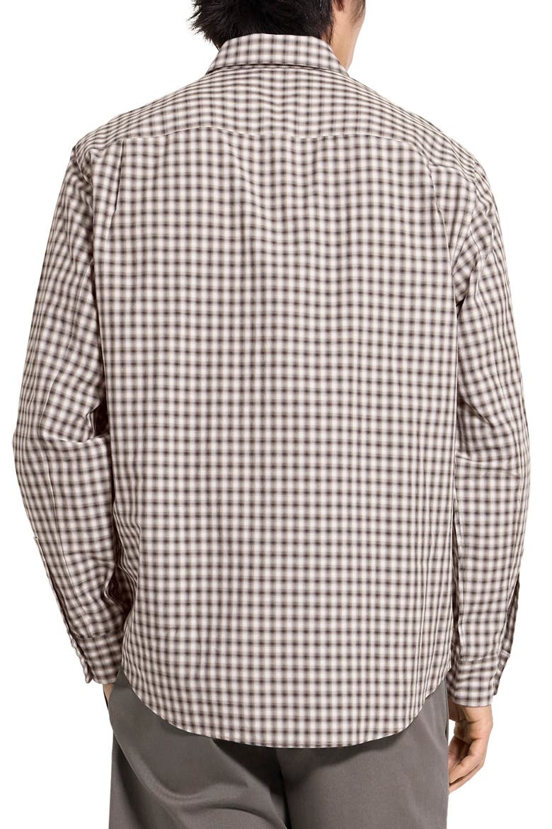 Weekend Park Check Flannel Button-Up Shirt, Alternate, color, MOREL MULTI