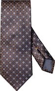 Eton Floral Medallion Silk Tie