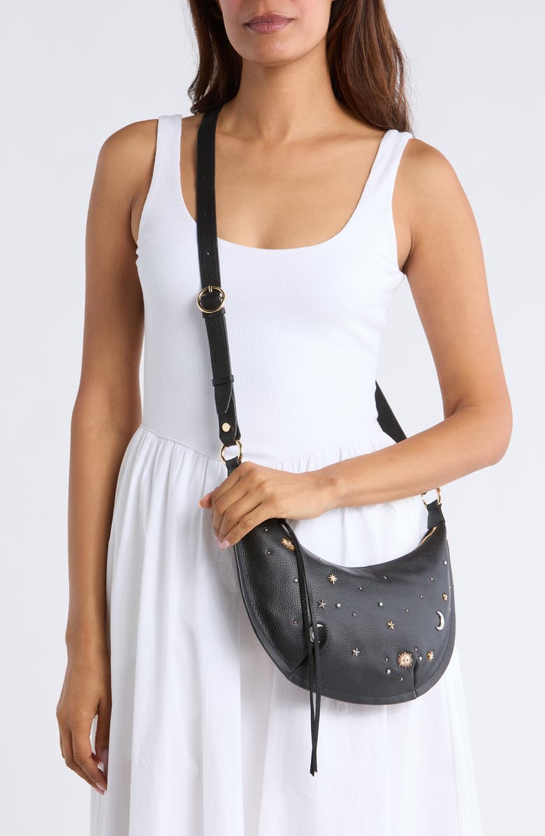 Rebecca Minkoff Mystical Slim Crossbody Bag, Alternate, color, Black