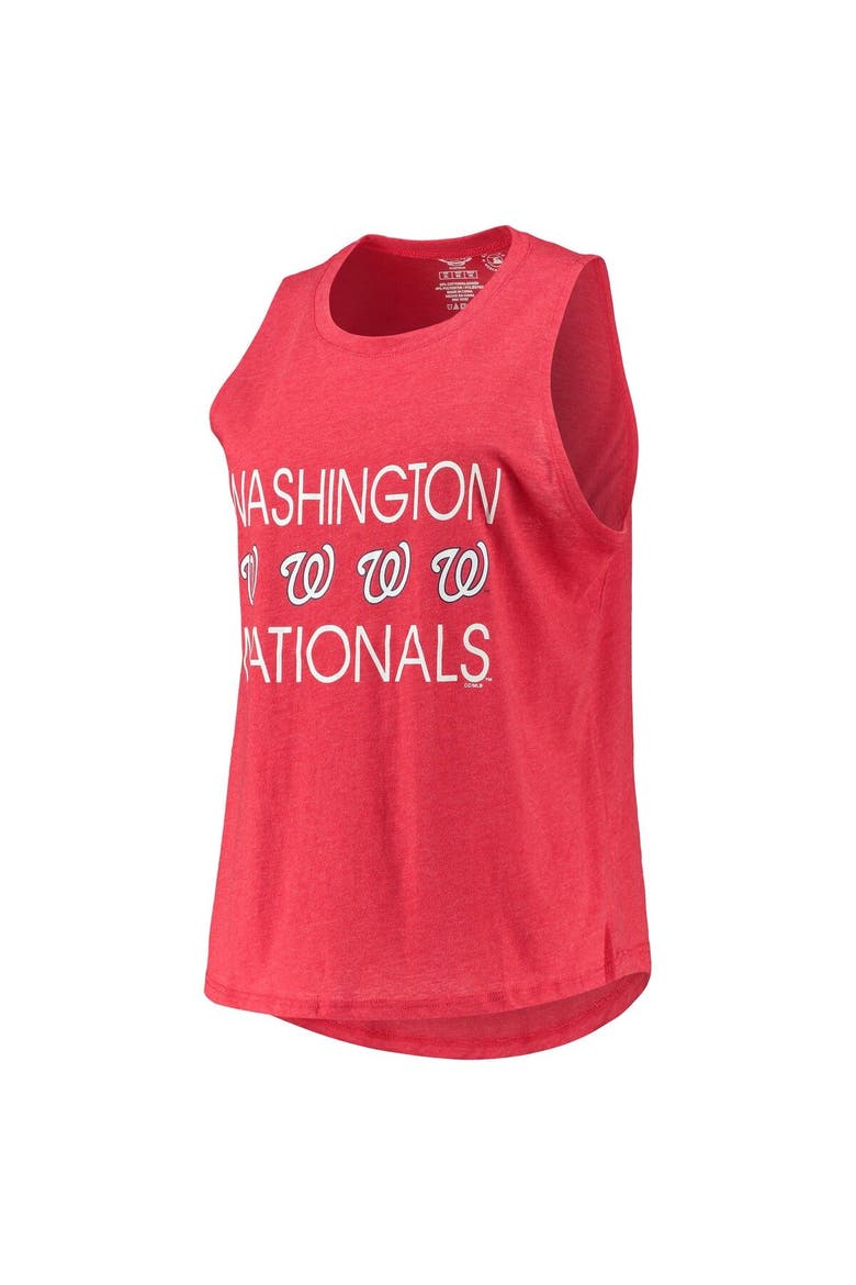 Women's Concepts Sport Navy/Red Washington Nationals Meter Muscle Tank Top & Pants Sleep Set, Alternate, color, Navy