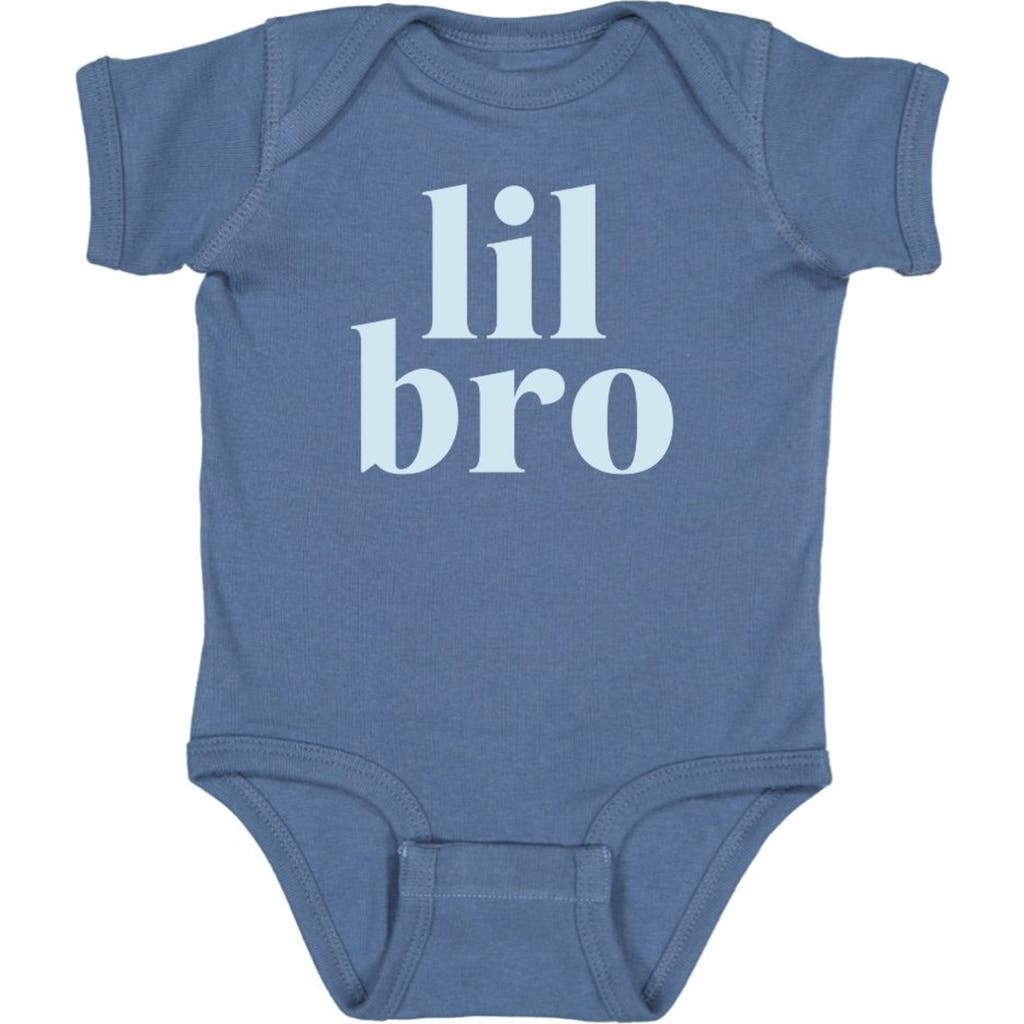 Shop Sweet Wink Lil Bro Short Sleeve Bodysuit In Indigo