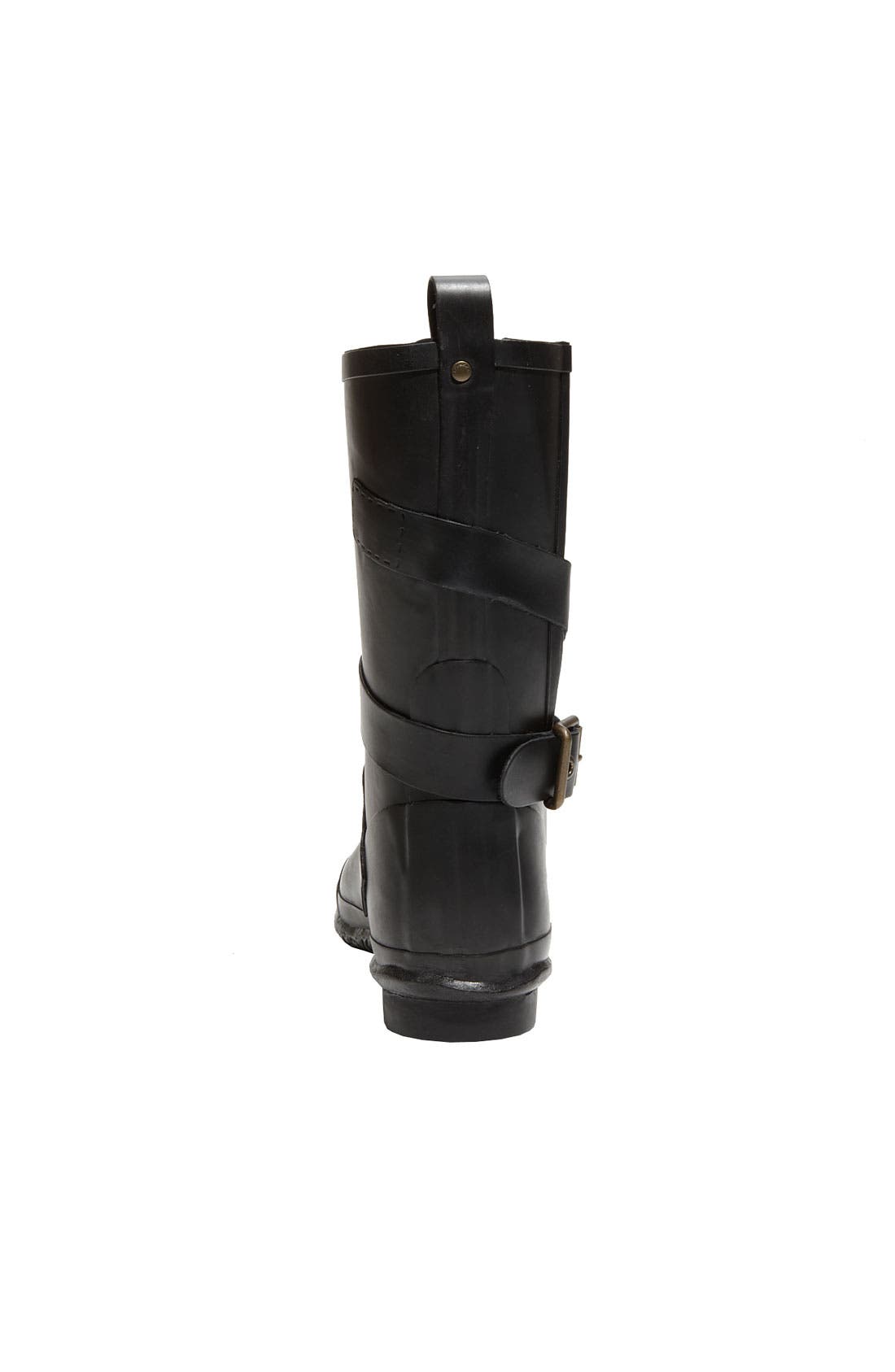 Burberry Buckled Rain Boot, Alternate, color, 