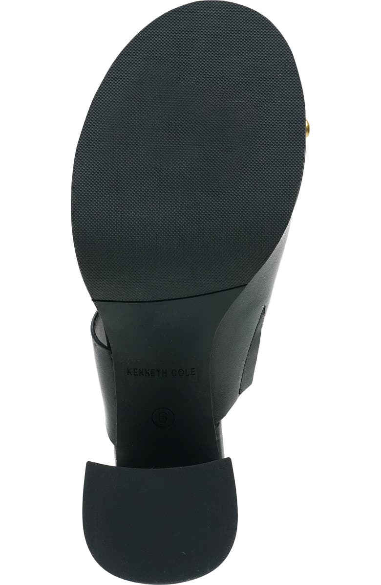 Kenneth Cole Syndika Platform Slide Sandal, Alternate, color, Black Leather