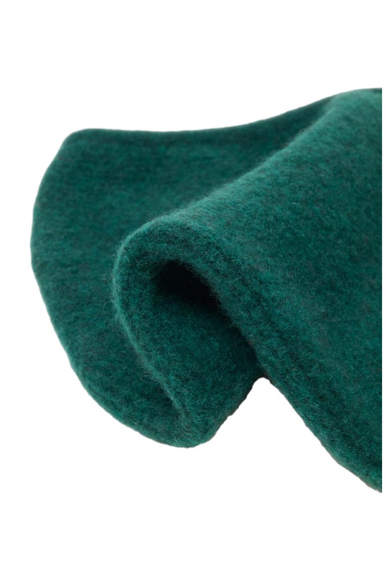 Yak Wool Blend Balaclava, Alternate, color, Bottle green