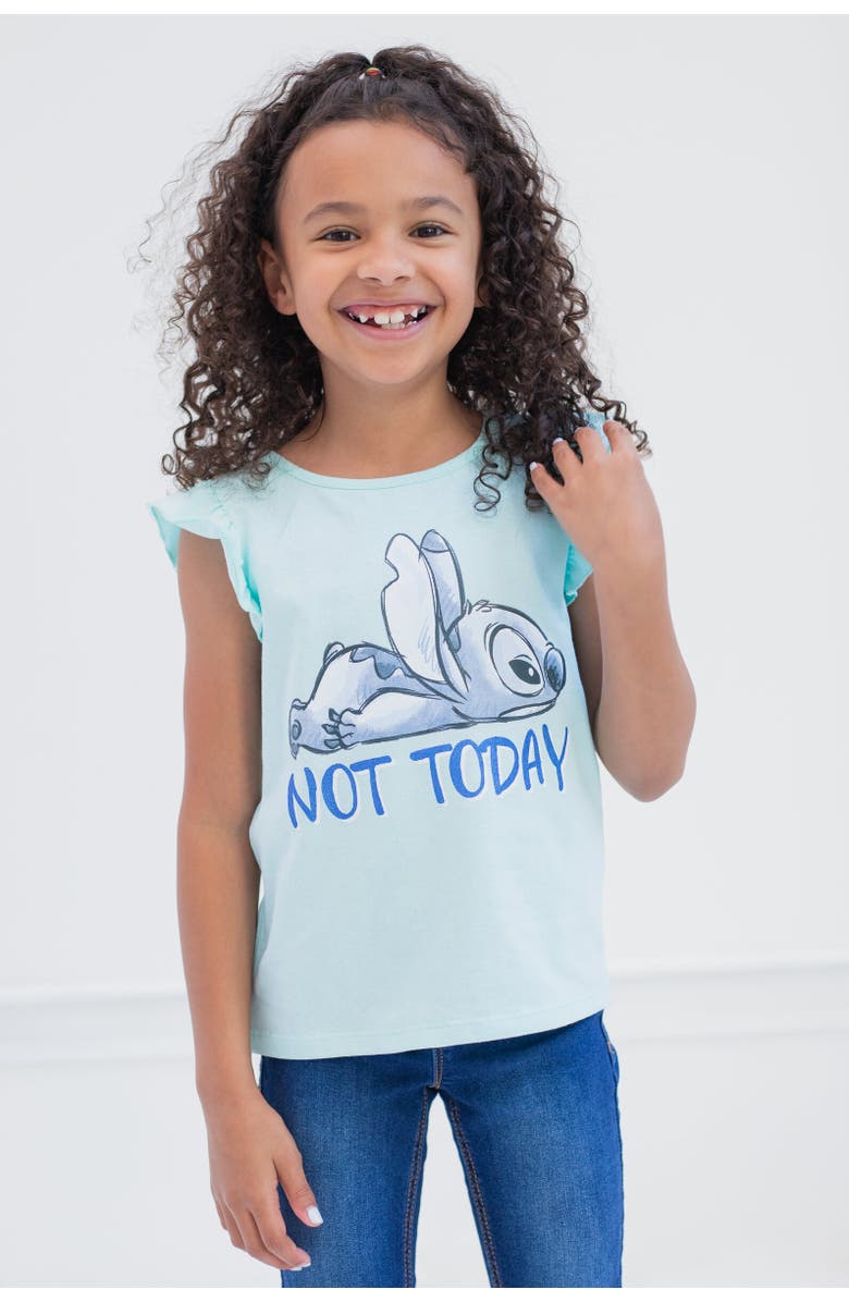 Disney Lilo & Stitch 3-Pack T-Shirts, Alternate, color, Gray / Blue