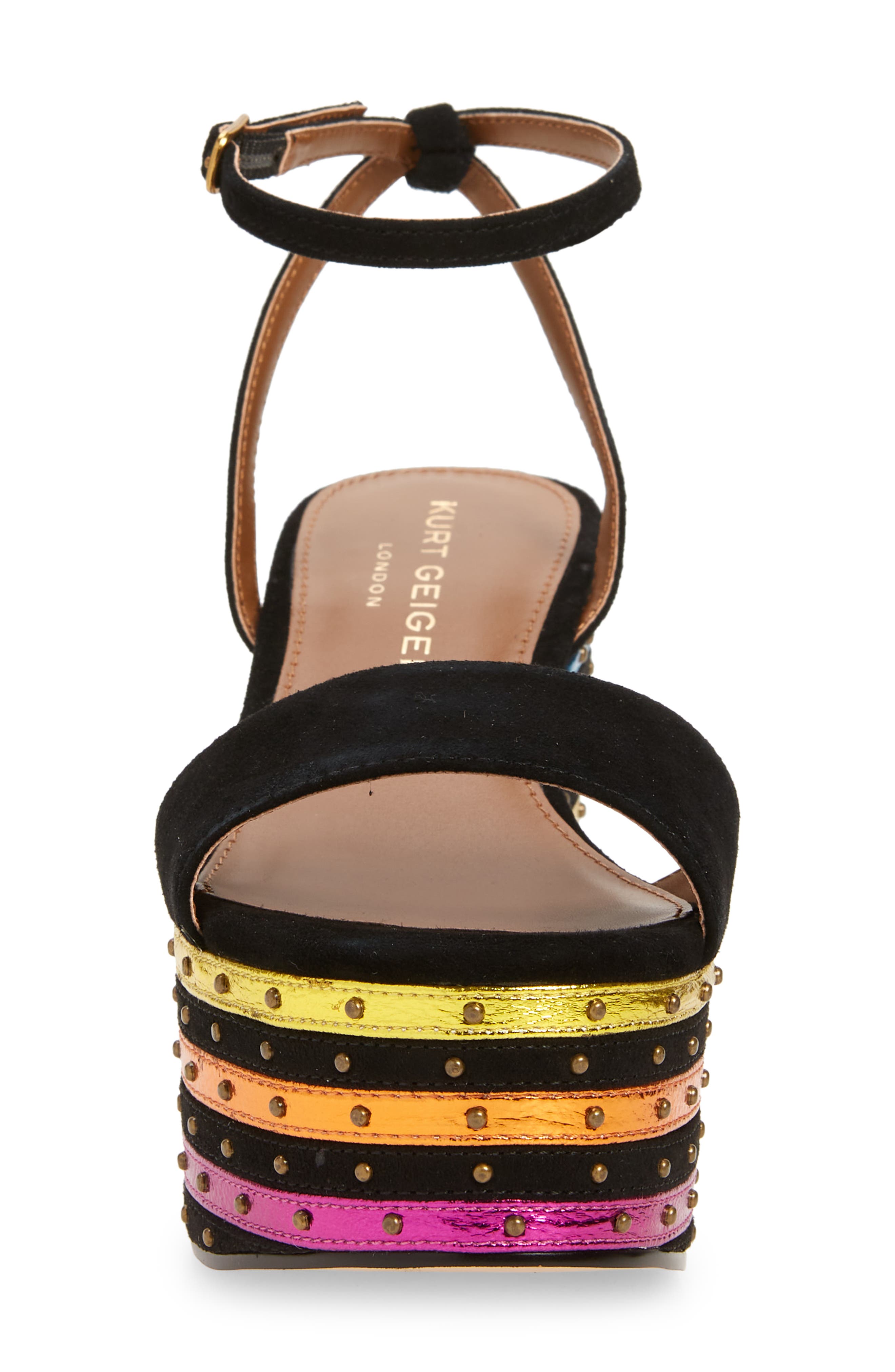 Kurt Geiger London Shoreditch Rainbow Platform Sandal, Alternate, color, 