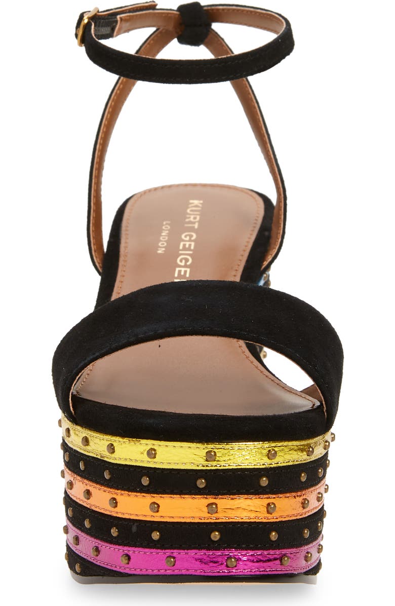 Kurt Geiger London Shoreditch Rainbow Platform Sandal, Alternate, color,