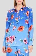 Tahari ASL Floral Print Shirt