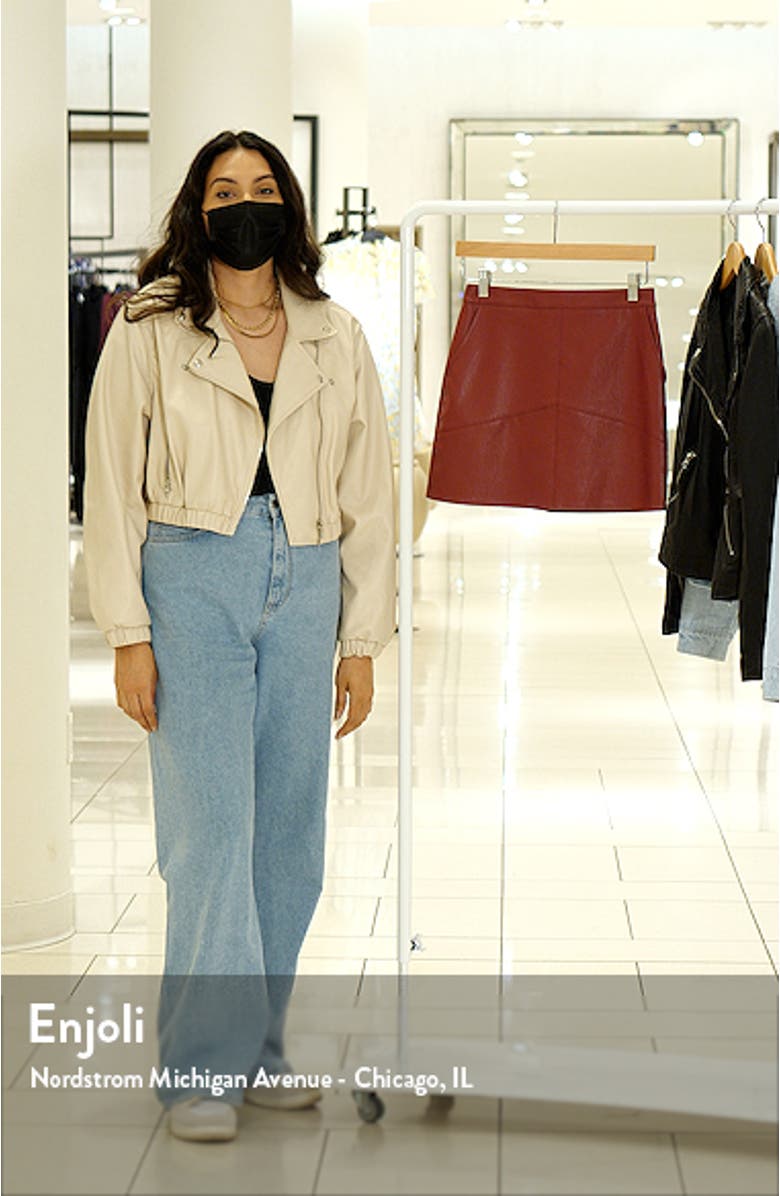 Harley Faux Leather Miniskirt, sales video thumbnail