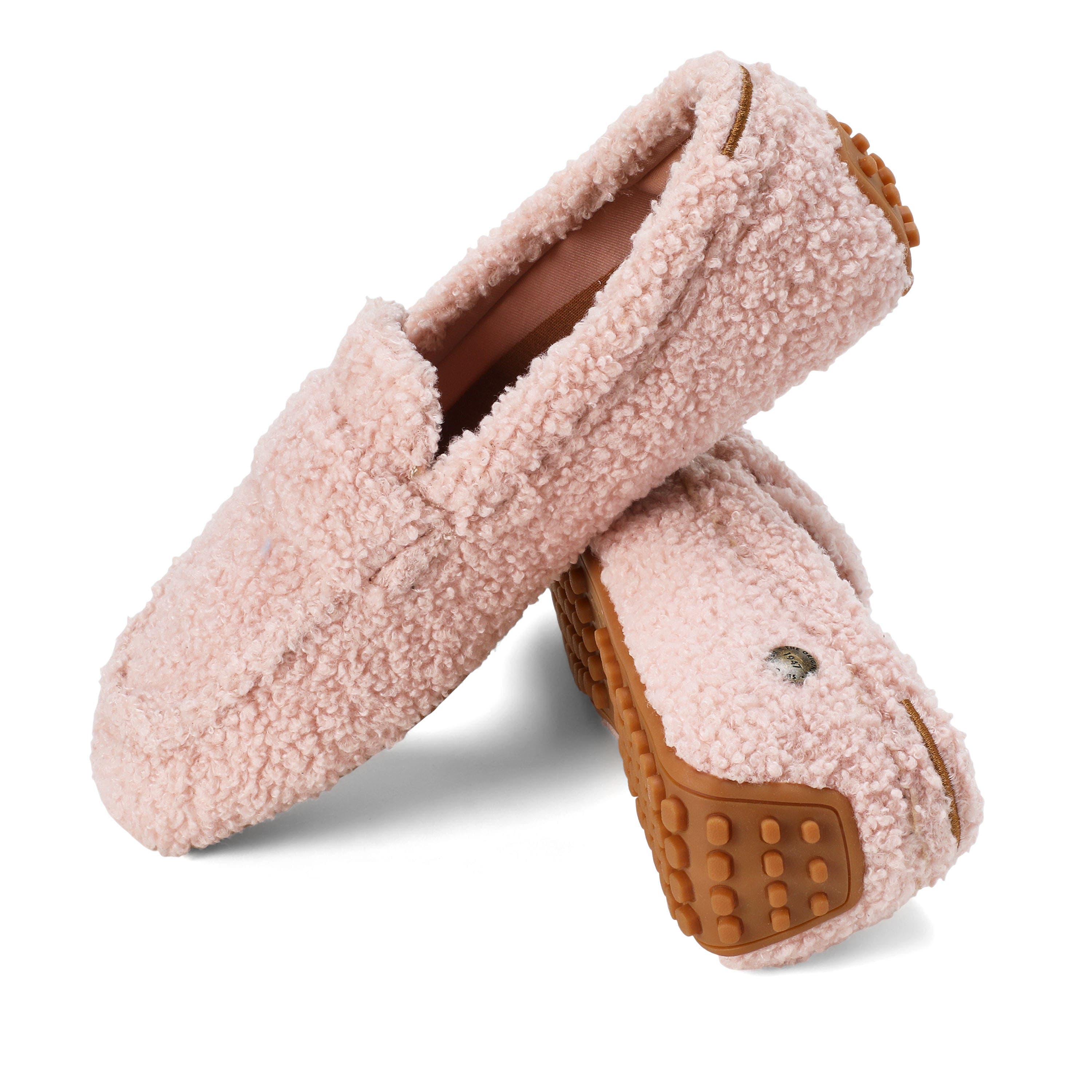 Hazel Teddy Loafer, Alternate, color, PALE MAUVE