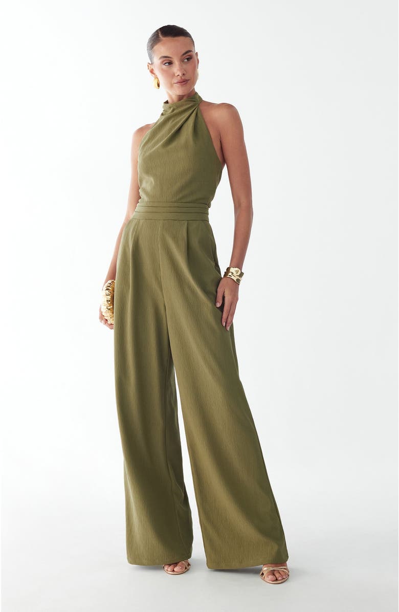 BWLDR Alma Jumpsuit, Main, color, Olive Green
