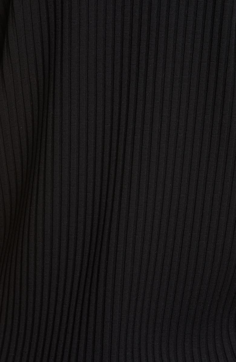 Eileen Fisher Rib Knit Mock Neck Top, Alternate, color, 