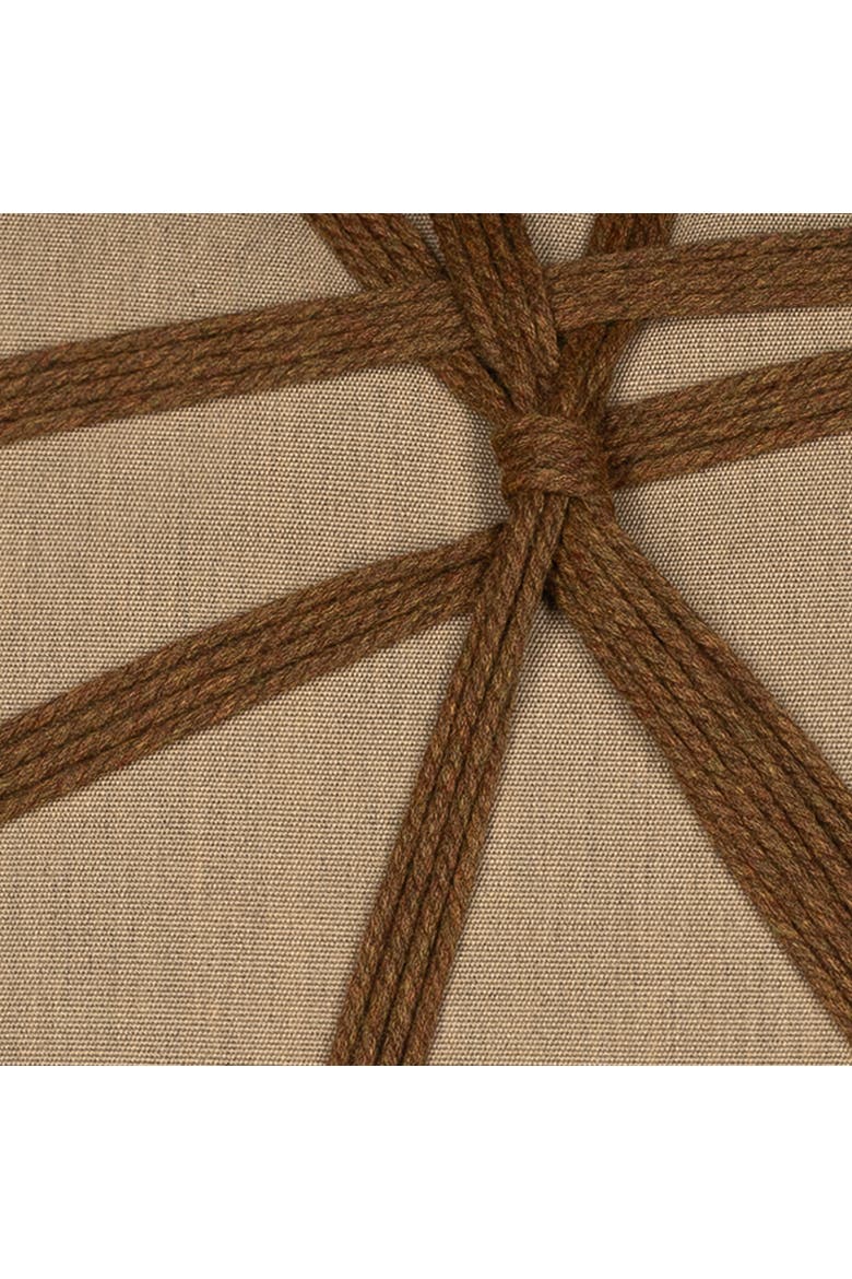 Interlace Chestnut Indoor & Outdoor Woven Accent Pillow, Alternate, color, Chestnut