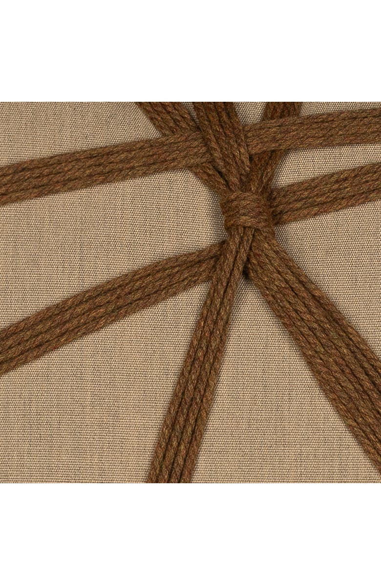 Elaine Smith Interlace Chestnut Indoor & Outdoor Woven Accent Pillow, Alternate, color, Chestnut