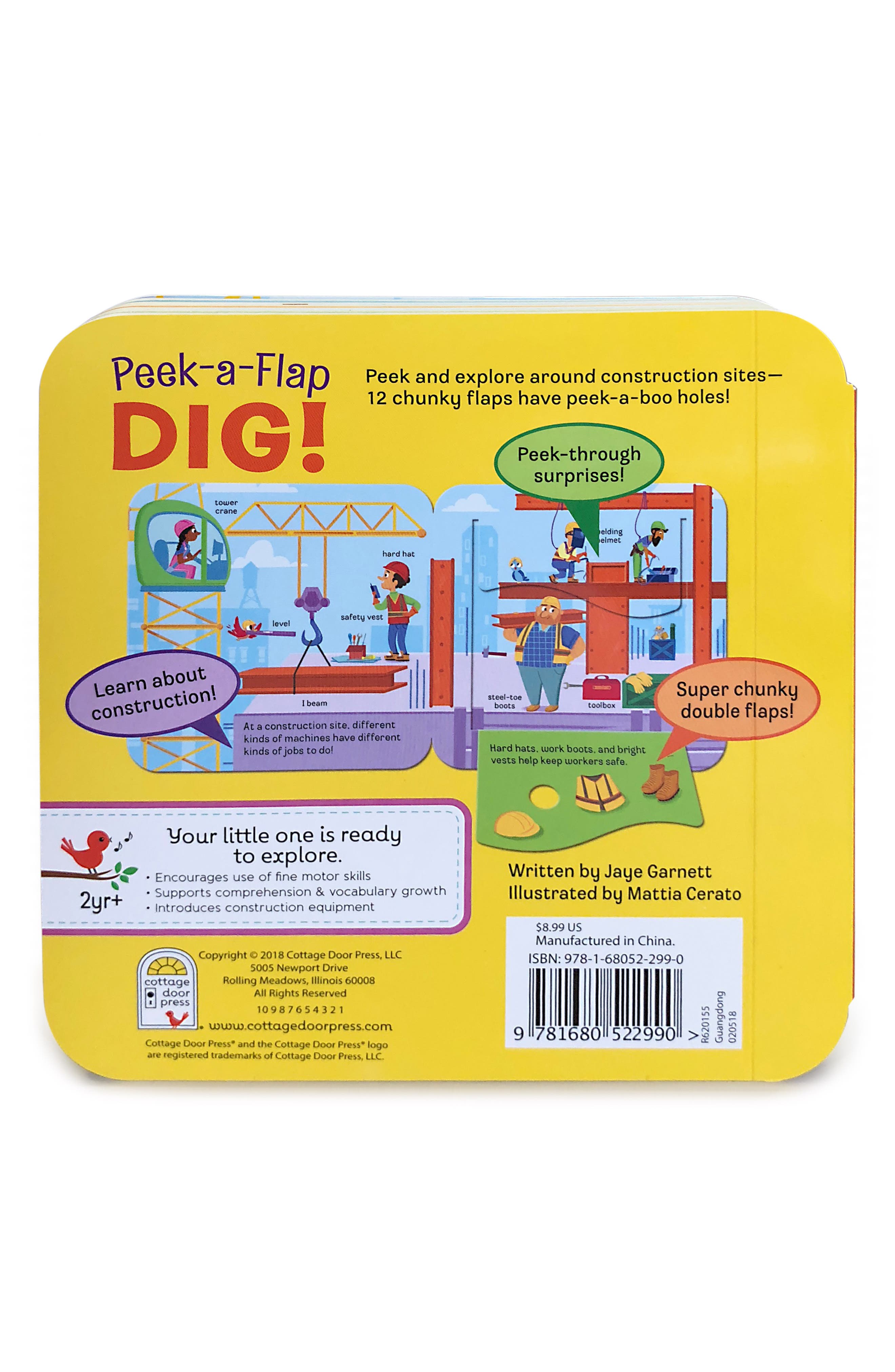 COTTAGE DOOR PRESS Dig! Peek-a-Flap Book | Nordstromrack