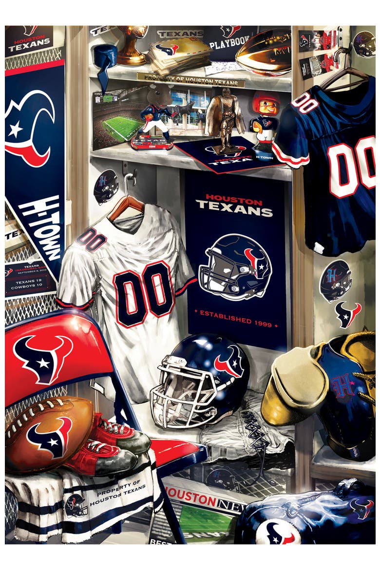 Houston Texans Locker Room 500pc Puzzle, Alternate, color, Multicolor