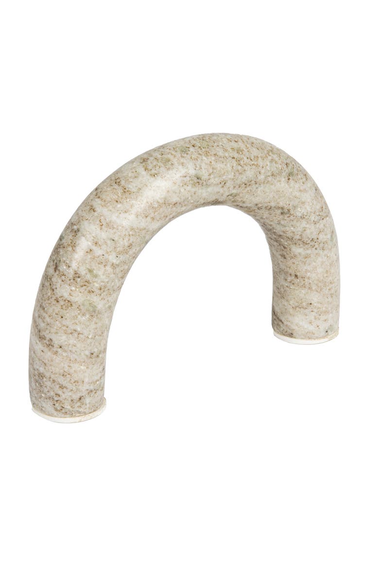 Marble Arch Tabletop Shelf Decor, Beige, Main, color, Beige