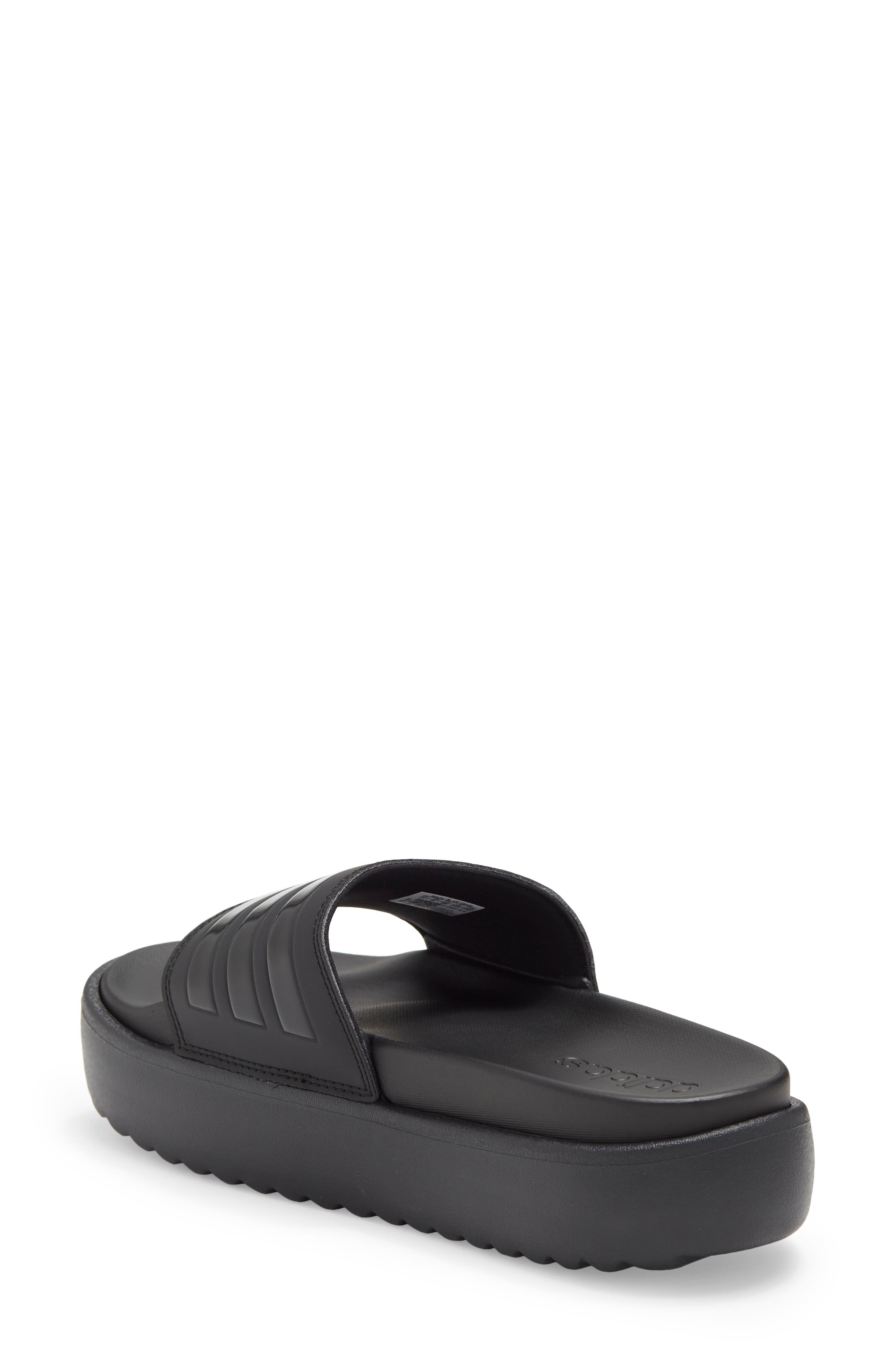 adidas Adilette Sandal, Alternate, color, Black/ Black/ Black