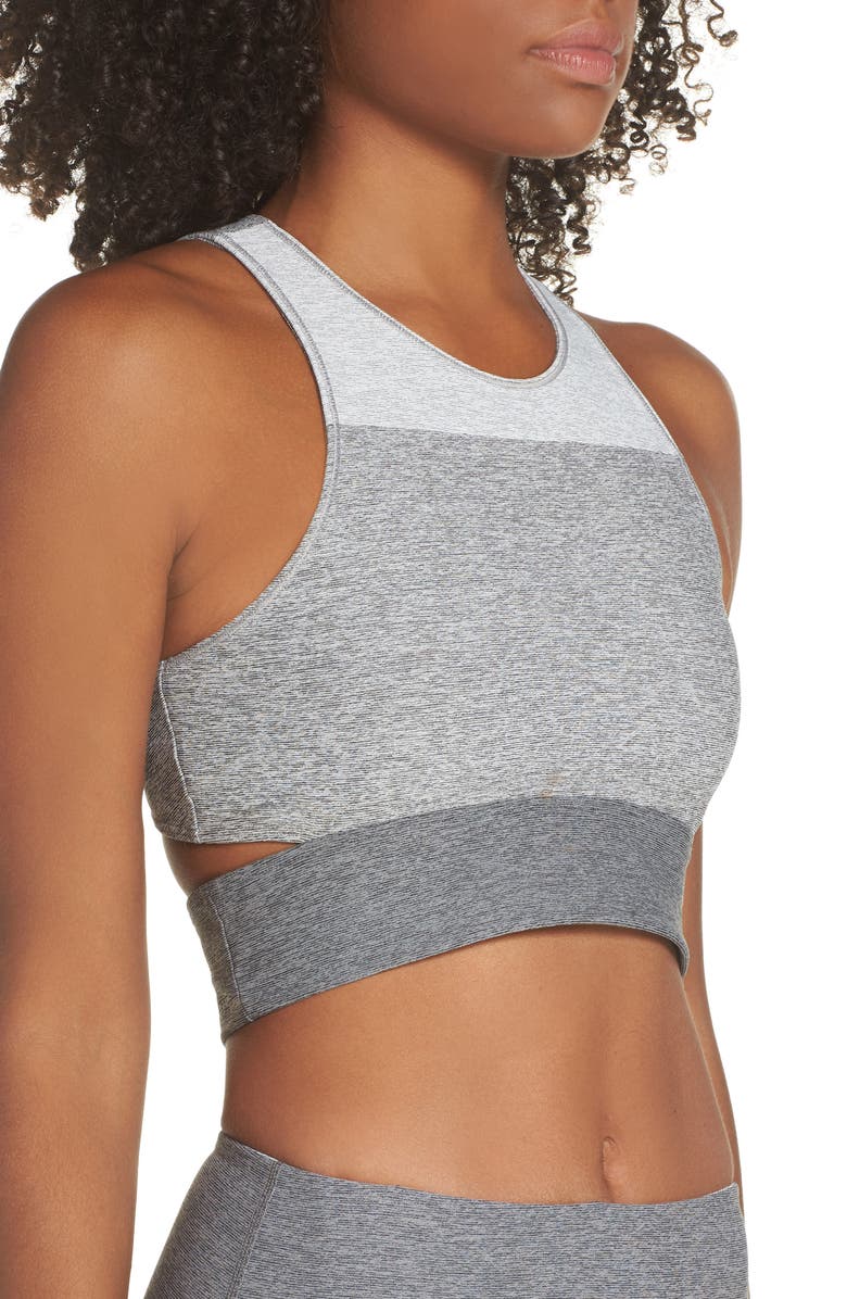 Outdoor Voices Tri-Tone Slashback Crop Top, Alternate, color,