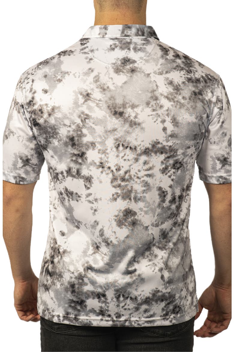 Burn Golf Polo, Alternate, color, WHITE TIE DYE
