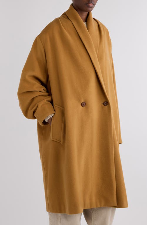 Isabel Marant Elise Wool Blend Coat In Brown