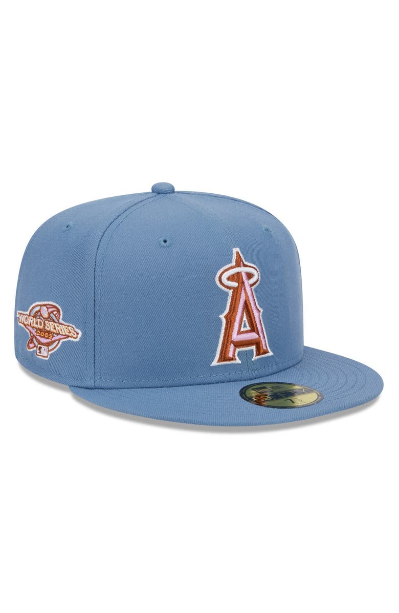 New Era Men's New Era Los Angeles Angels Faded Blue Color Pack 59FIFTY Fitted Hat, Main, color, 