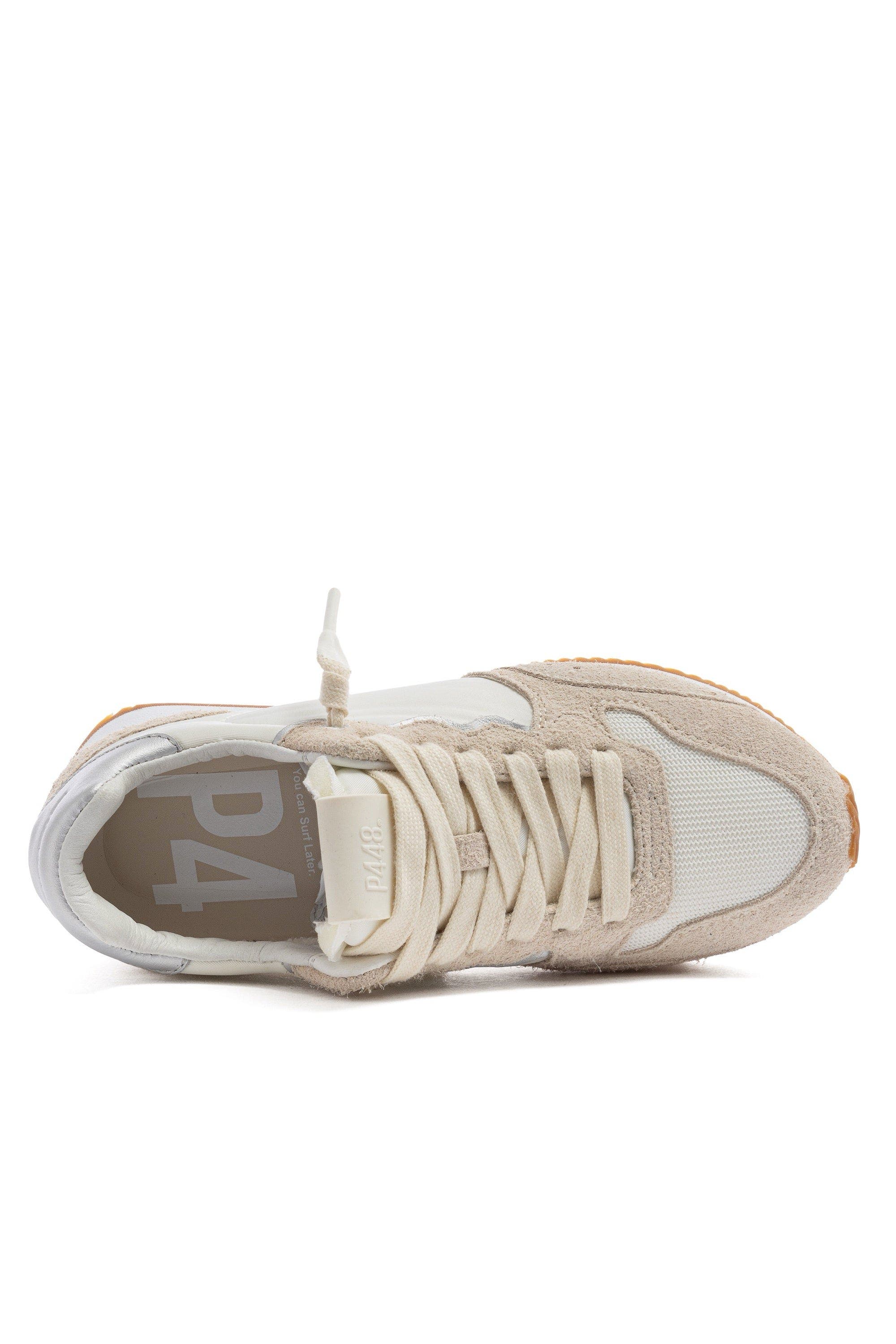P448 Jesse Trainer Sneaker, Alternate, color, White