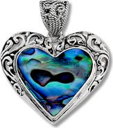 SAMUEL B. Sterling Silver Abalone Heart Pendant