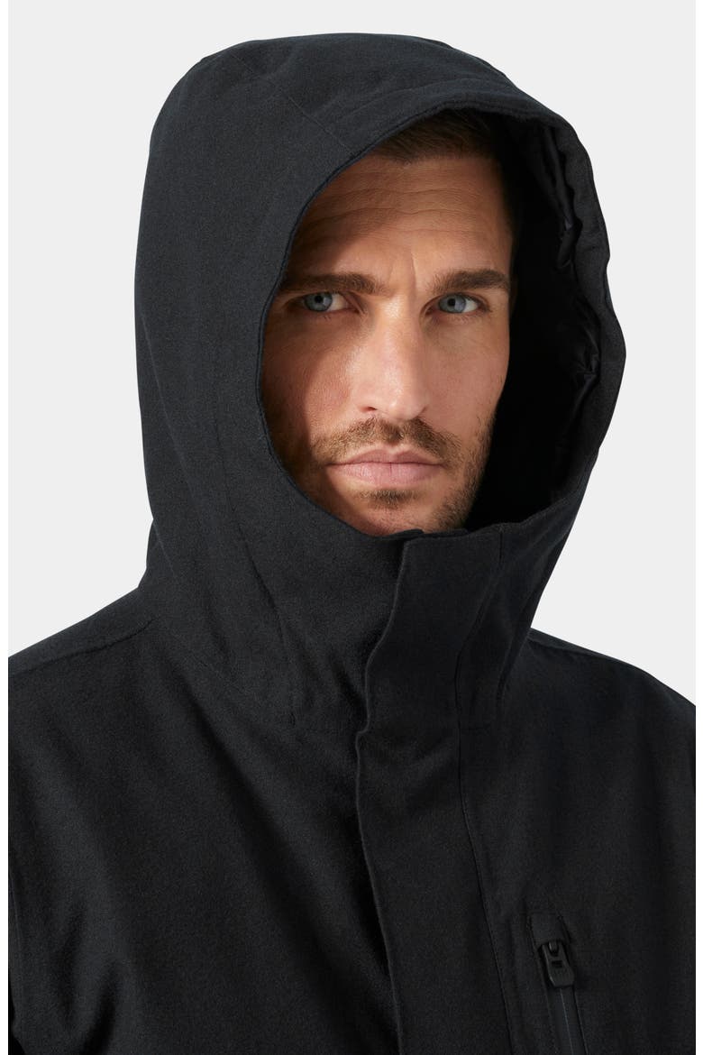 Frogner Waterproof Jacket, Alternate, color, BLACK