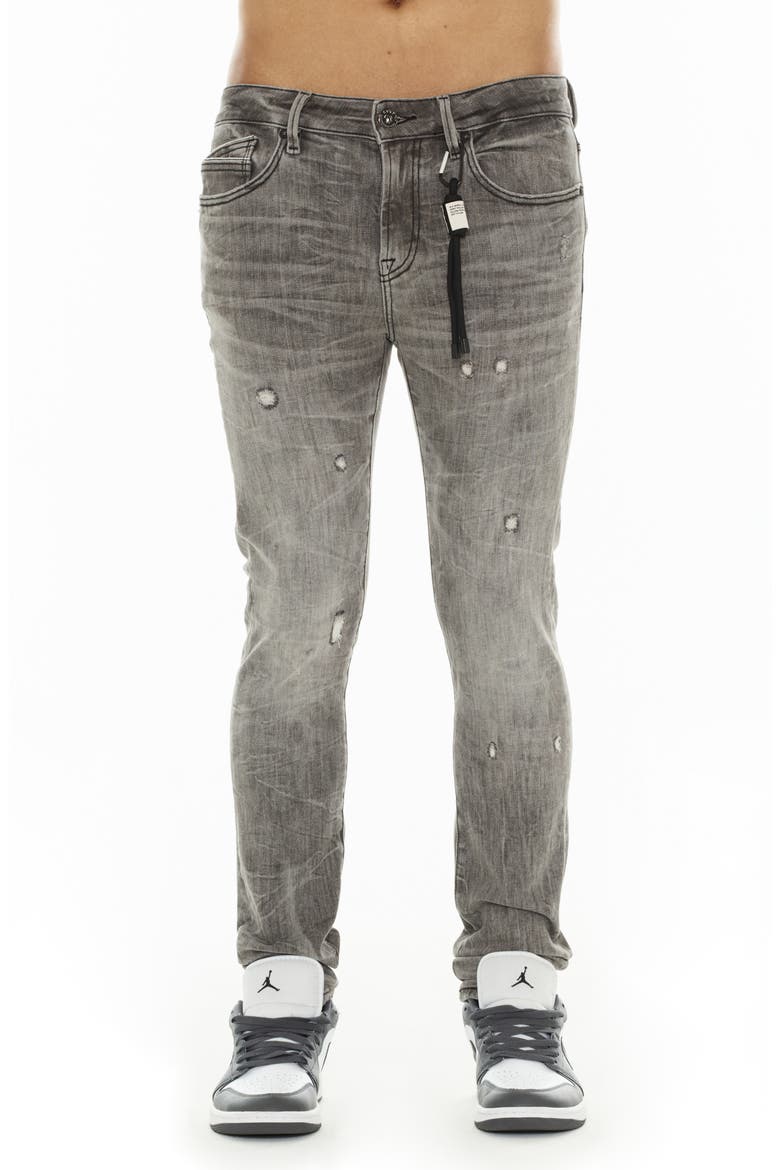 Punk 601 Ripped Super Skinny Jeans, Main, color, ZEPHYR