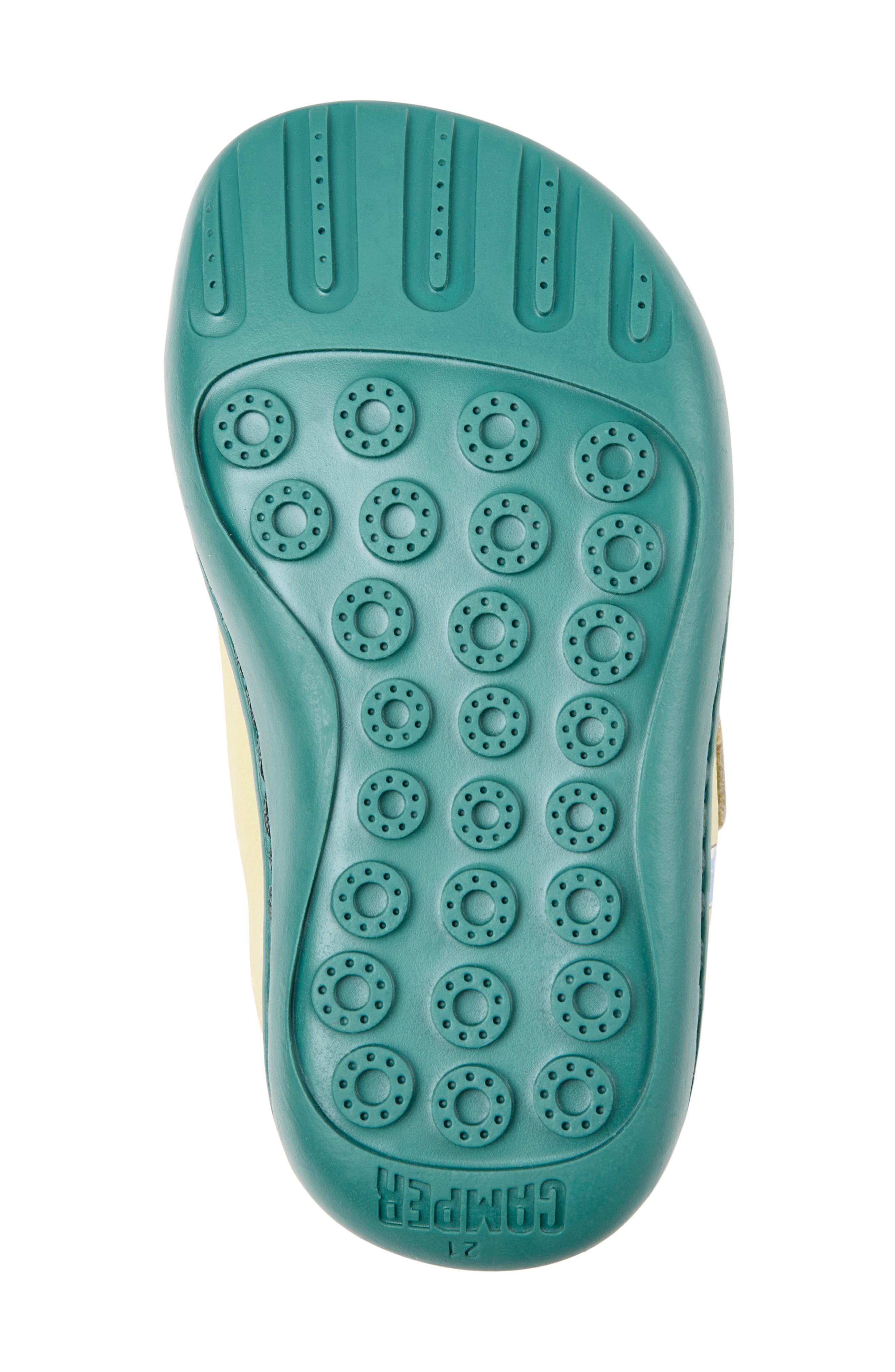 Moomin Peu Cami Twins First Walker Strap Shoe, Alternate, color, LIGHT PASTEL YELLOW